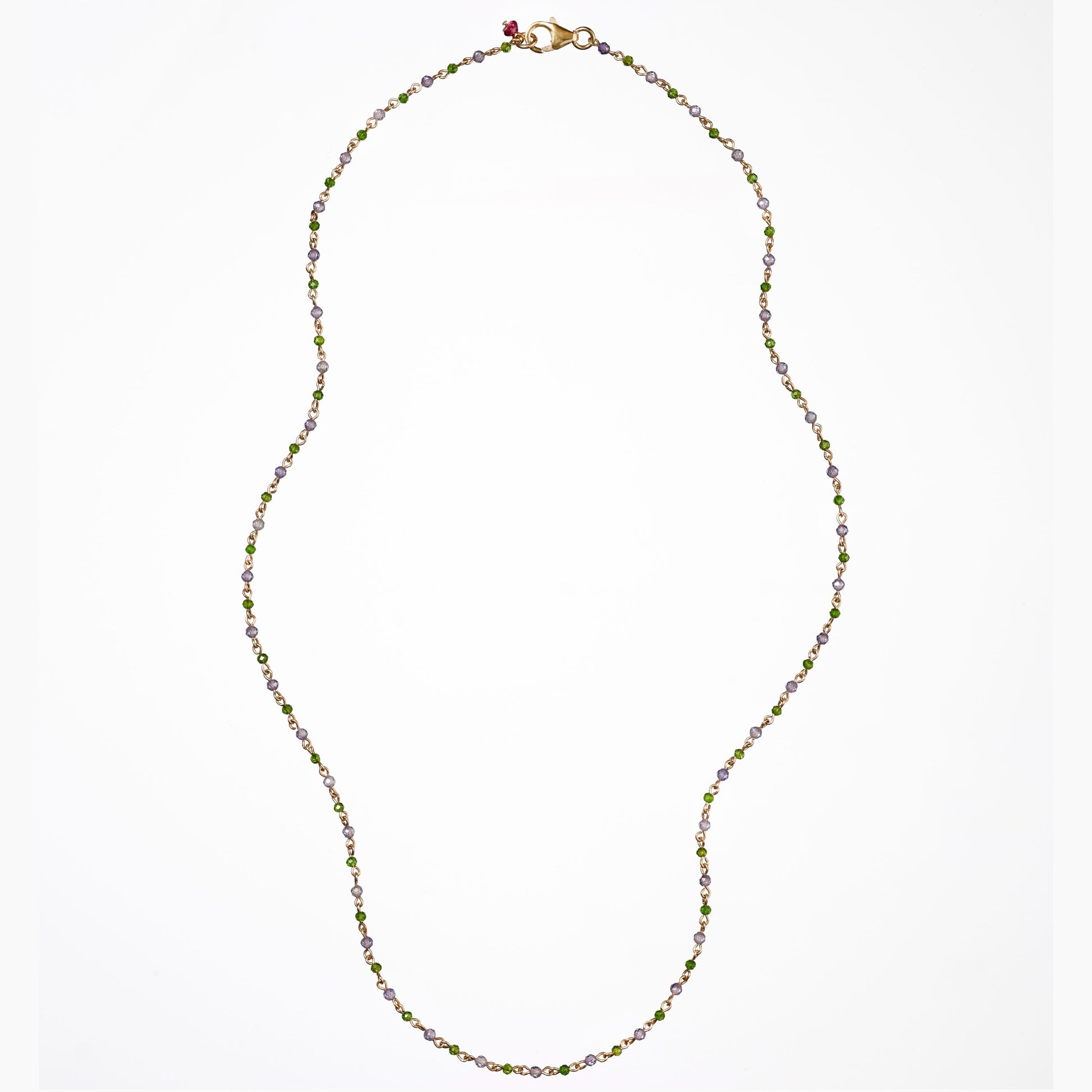 Oli Necklace My Store Purple and Green 